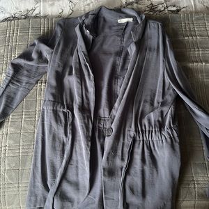 Blue one button blazer